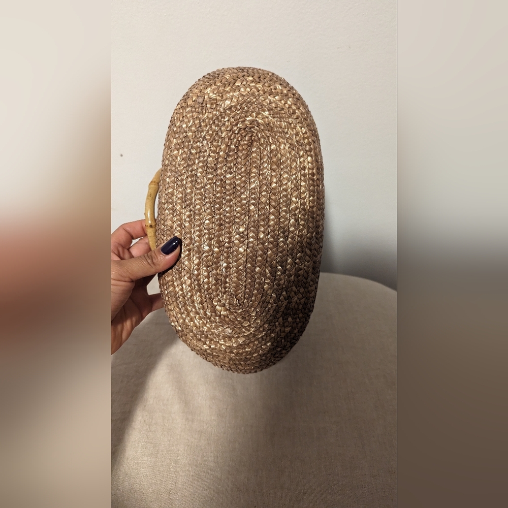 Vintage Straw Small Hand Bag - Picture 4 of 6